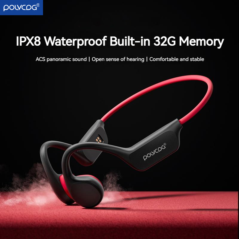 Bone Conduction Running Headphones - POLVCDG Słuchawki przewodzące dźwięk przez kości