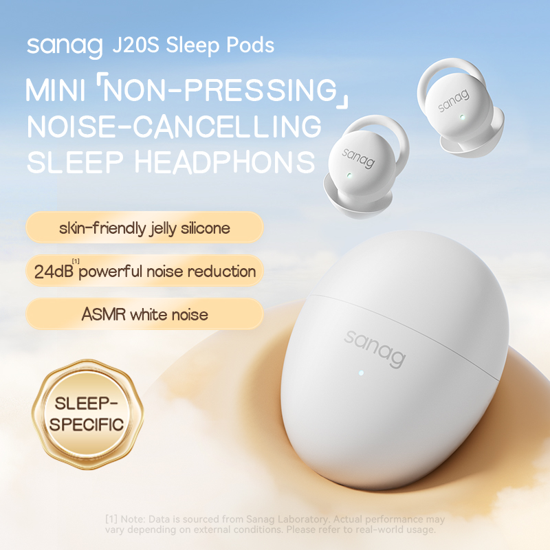 Sleep Mask Headphones Bluetooth - Słuchawki bezprzewodowe Sanag J20 Sleep Pods