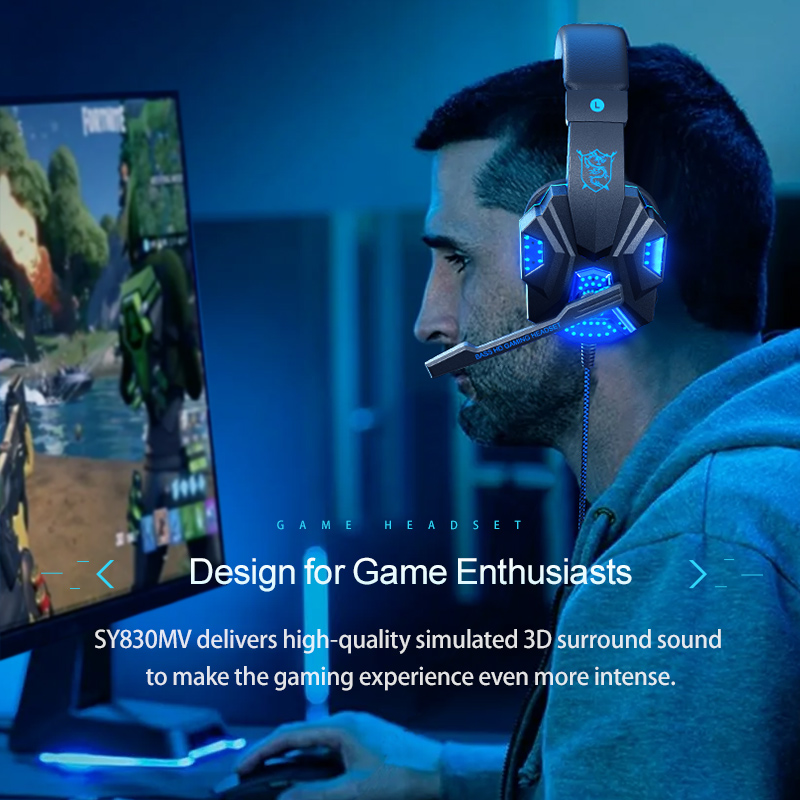 Słuchawki gamingowe z dźwiękie – Gaming Headset With Mic Rgb recenzja i cena