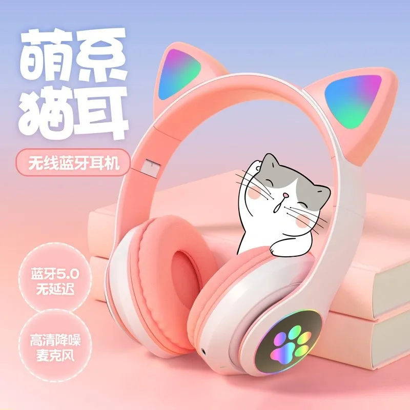 Słuchawki Bluetooth z kocimi u – Cat Ear Bluetooth Headset Led recenzja i cena