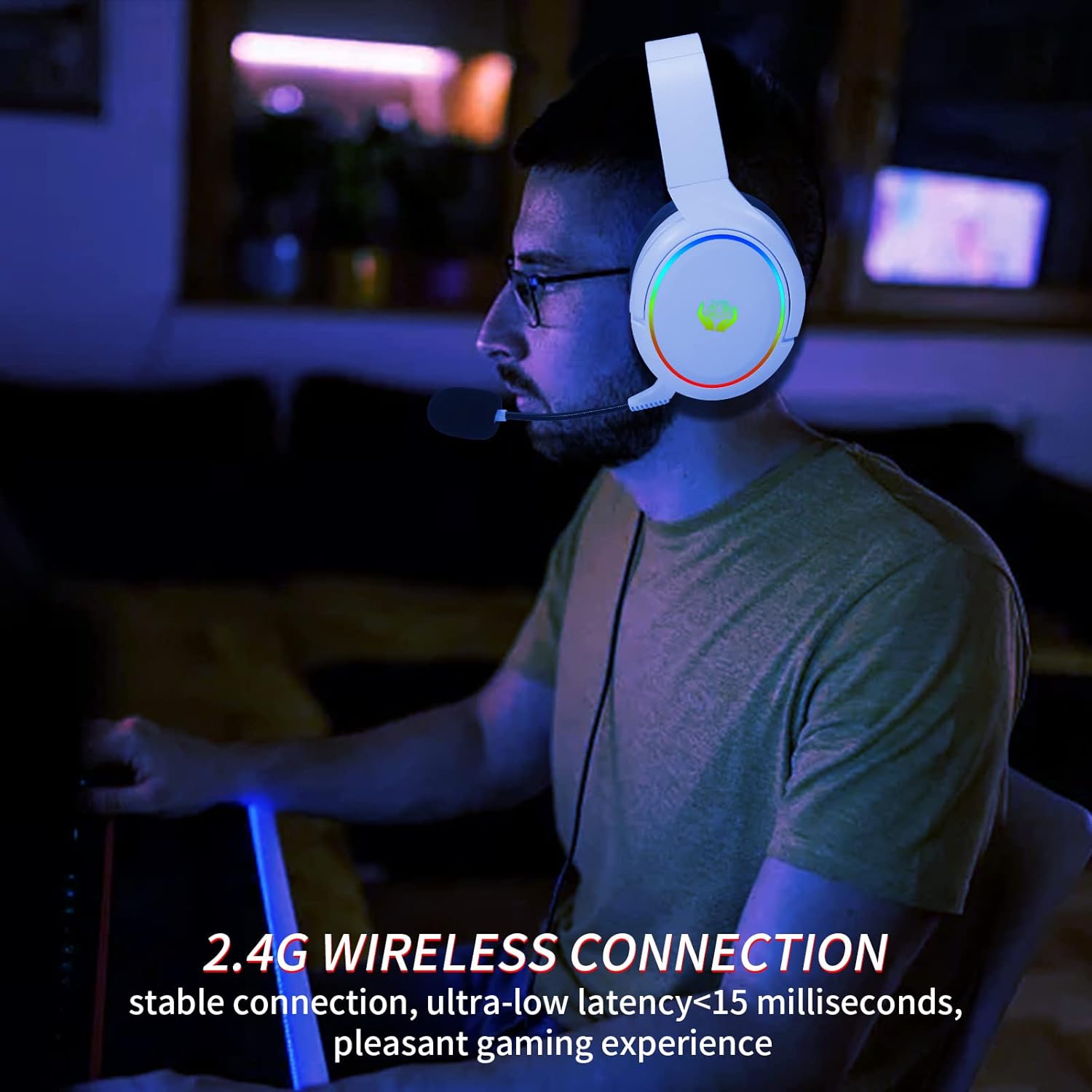 Bezprzewodowy zestaw słuchawko – Gaming Headset With Mic Rgb recenzja i cena