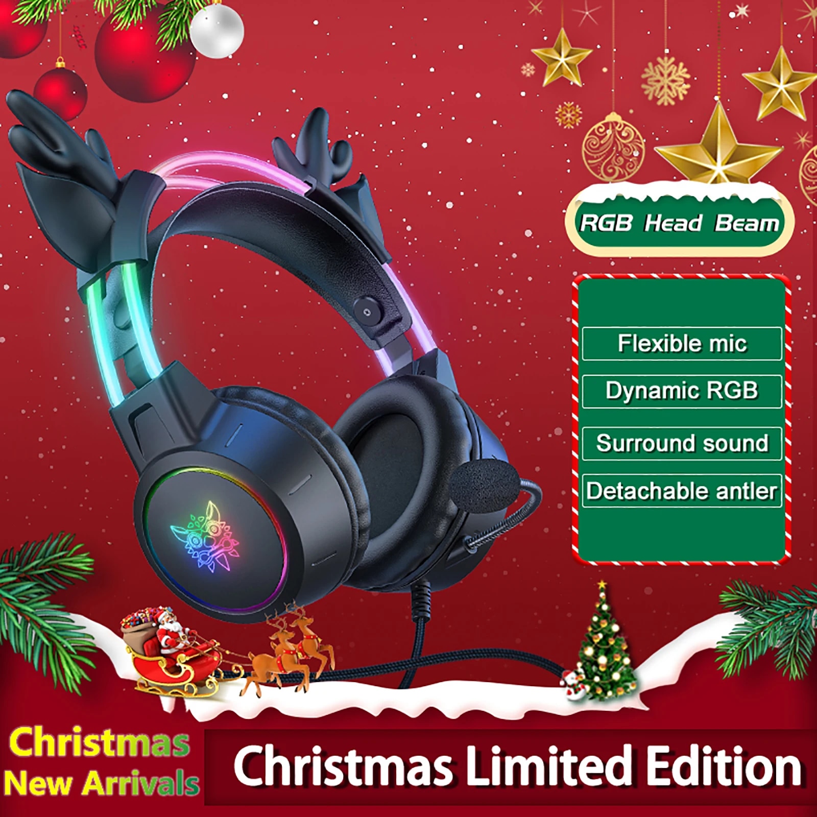 Zestaw słuchawkowy do gier ONI – Gaming Headset With Mic Rgb recenzja i cena