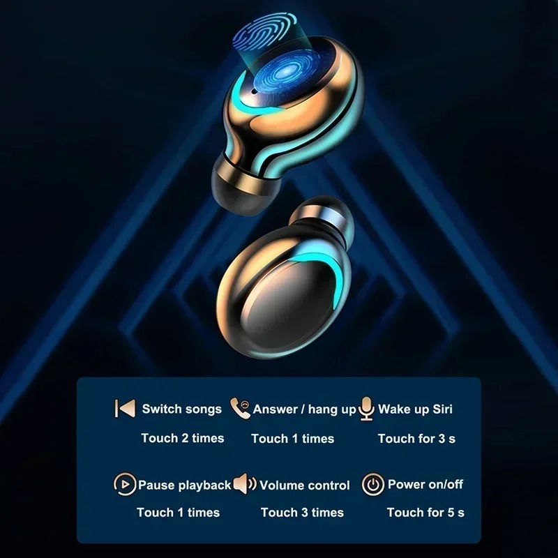 Nowe słuchawki Bluetooth F9, 9 – Tws Earbuds Bluetooth 5.3 recenzja i cena